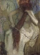 Edgar Degas The woman doing up her hair France oil painting artist